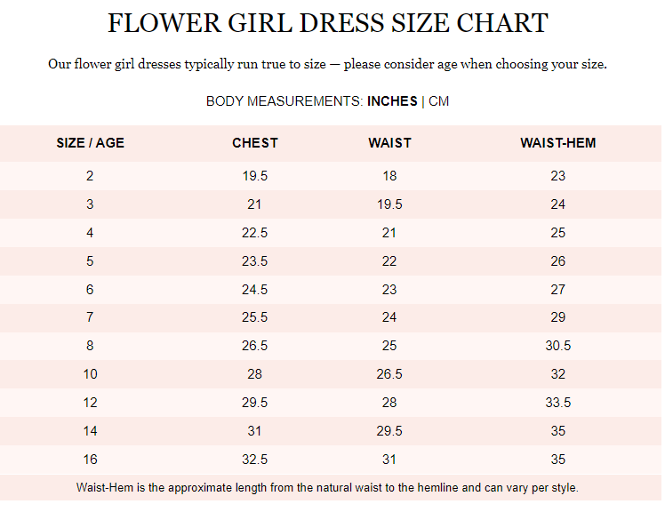 This image has an empty alt attribute; its file name is Dessy-Flower-Girl-Sizes.png